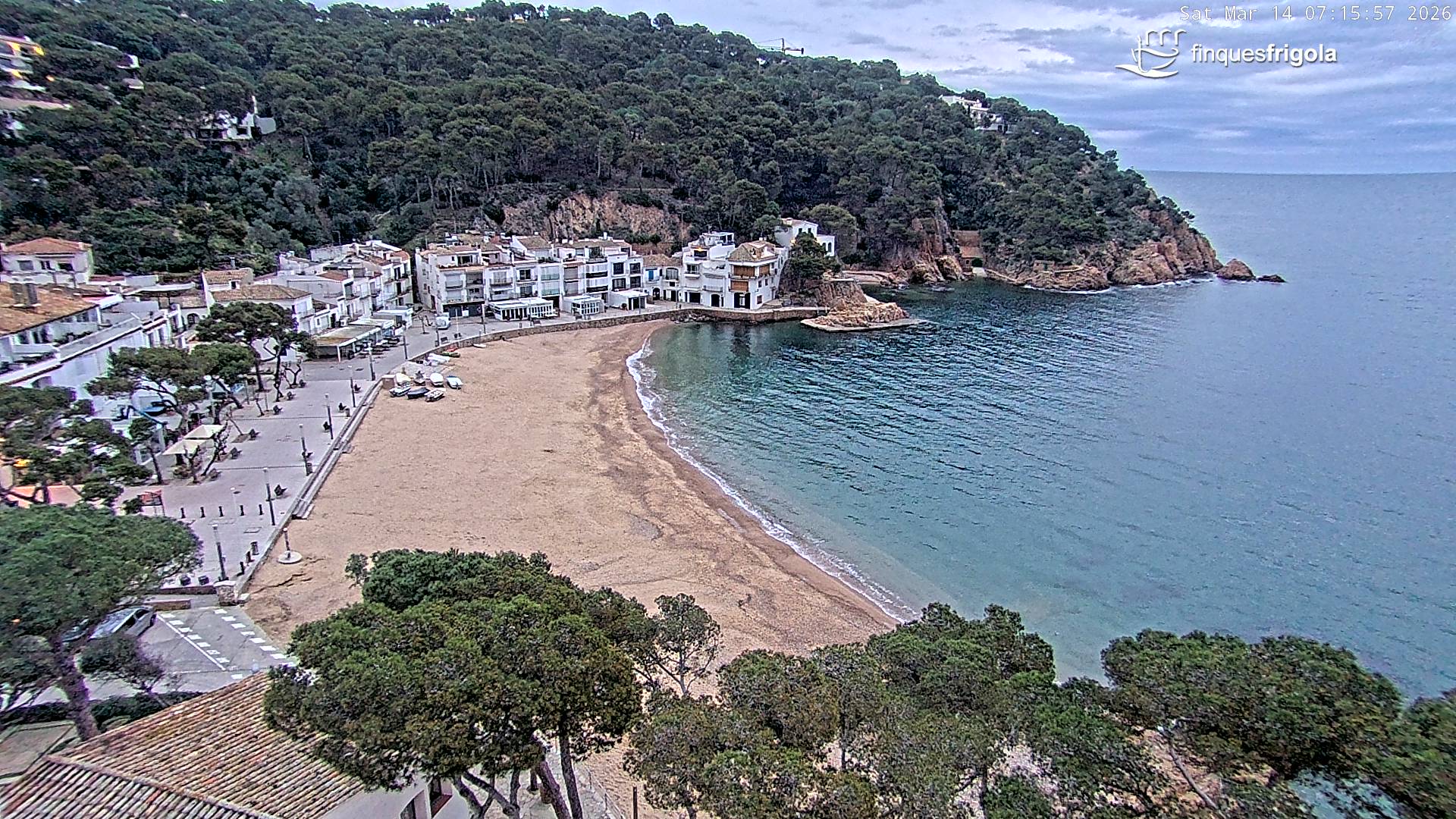 Webcam de Tamariu playa