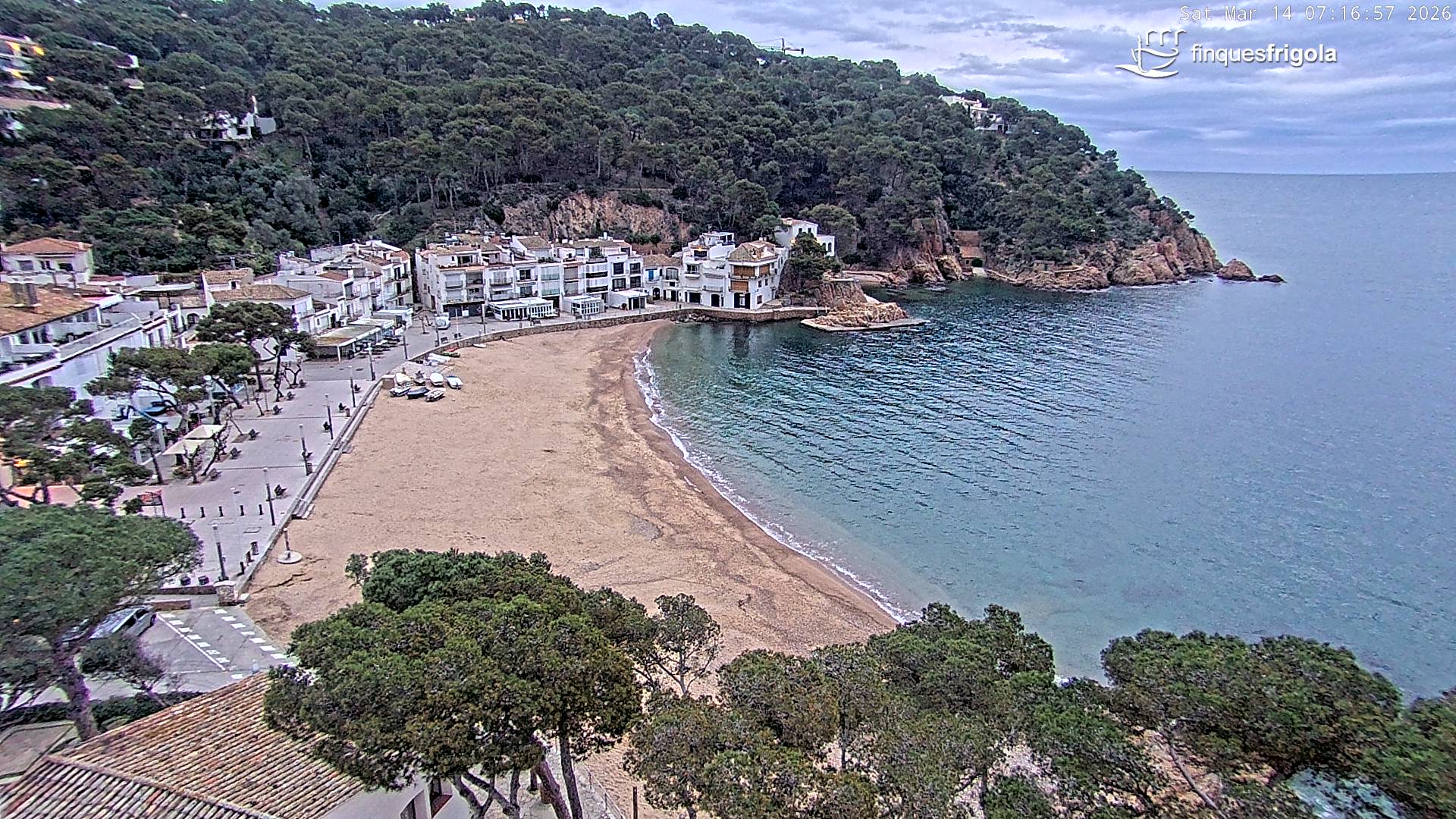 Webcam de Tamariu playa