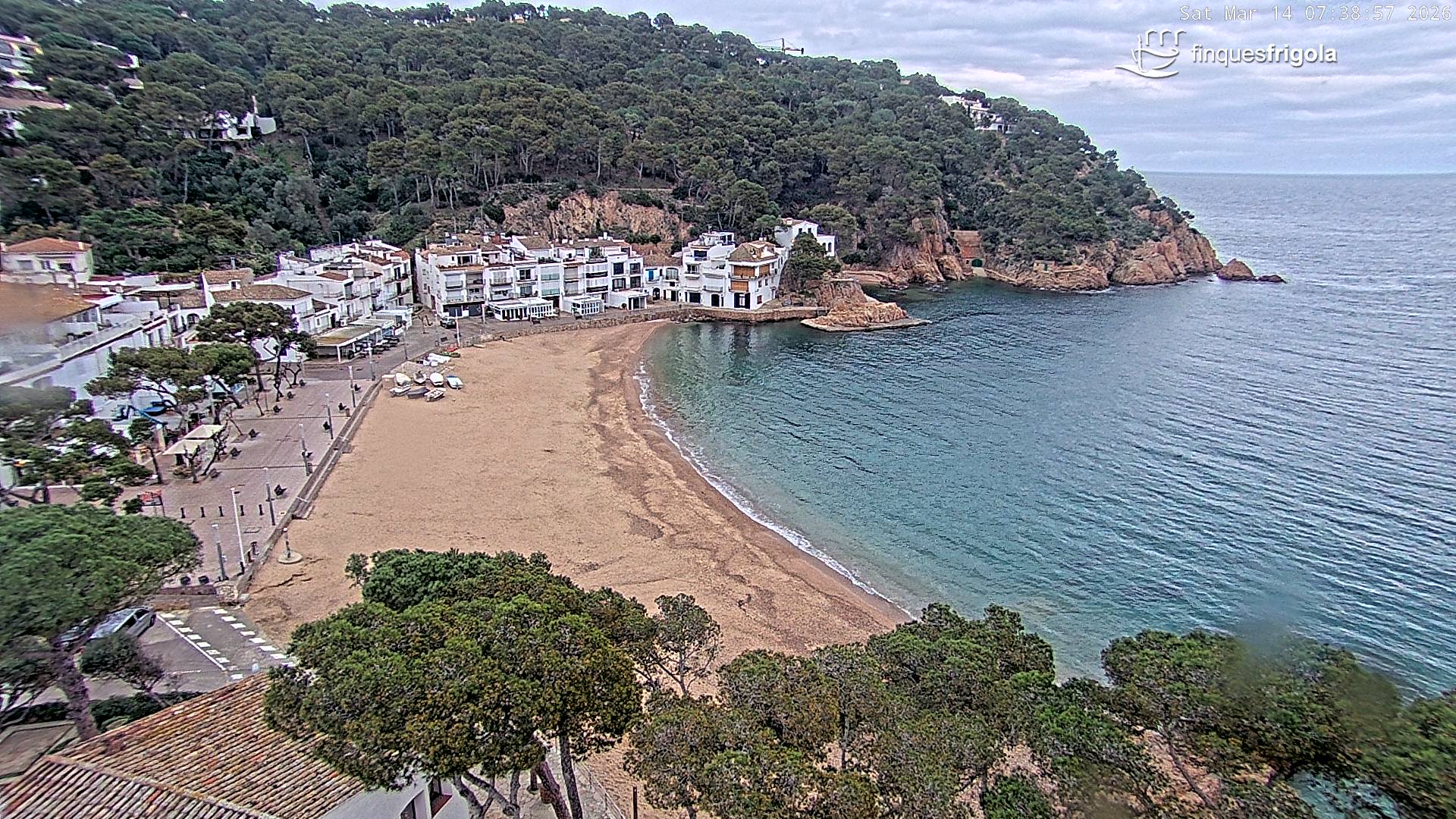Webcam de Tamariu playa