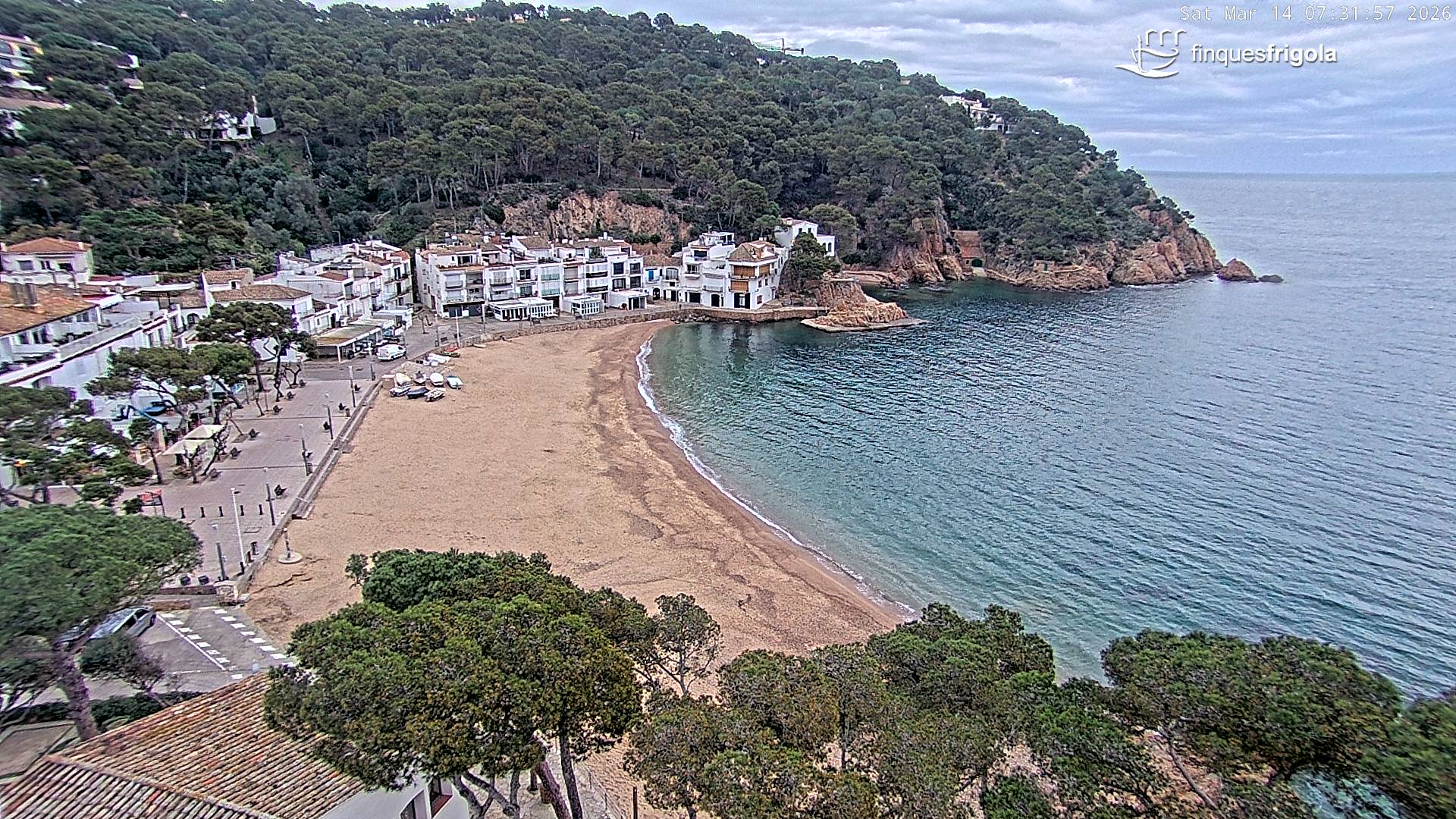 Webcam de Tamariu playa