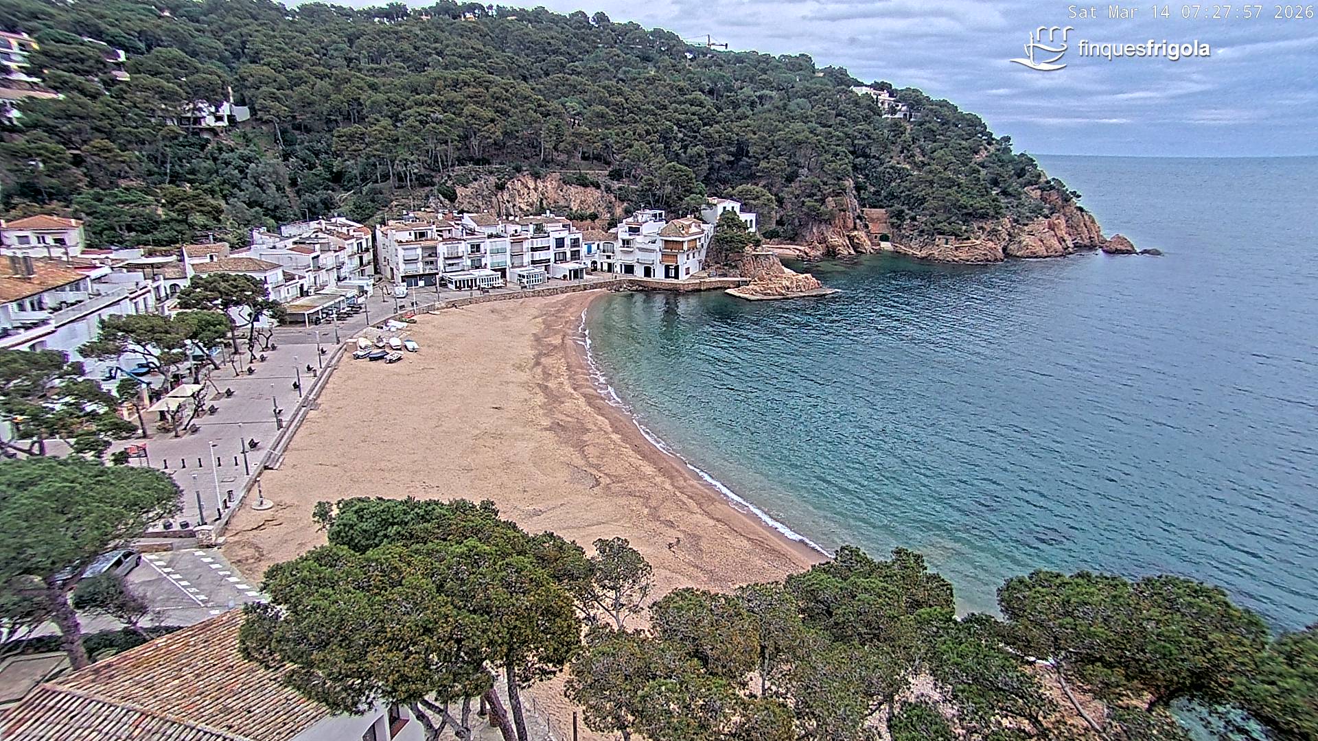 Webcam de Tamariu playa