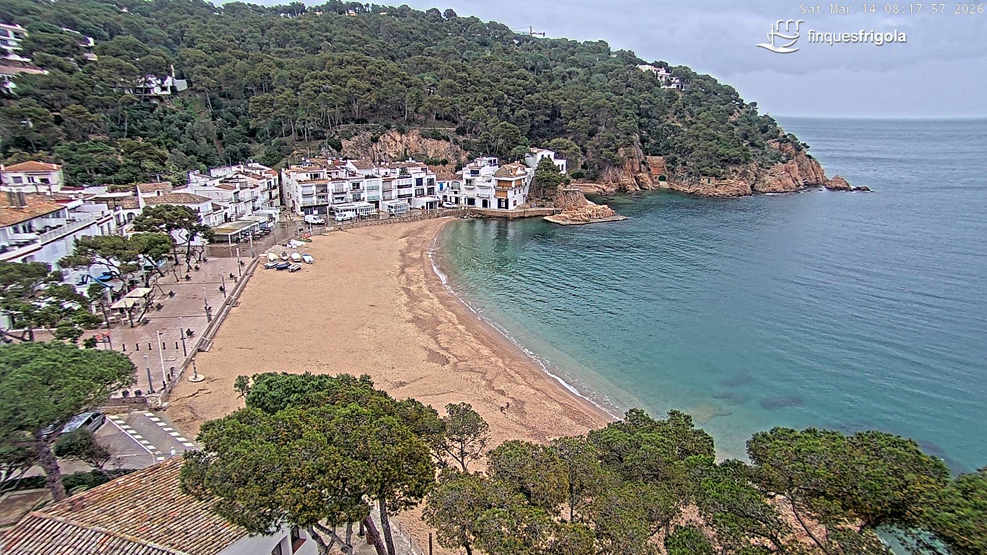 Webcam de Tamariu playa