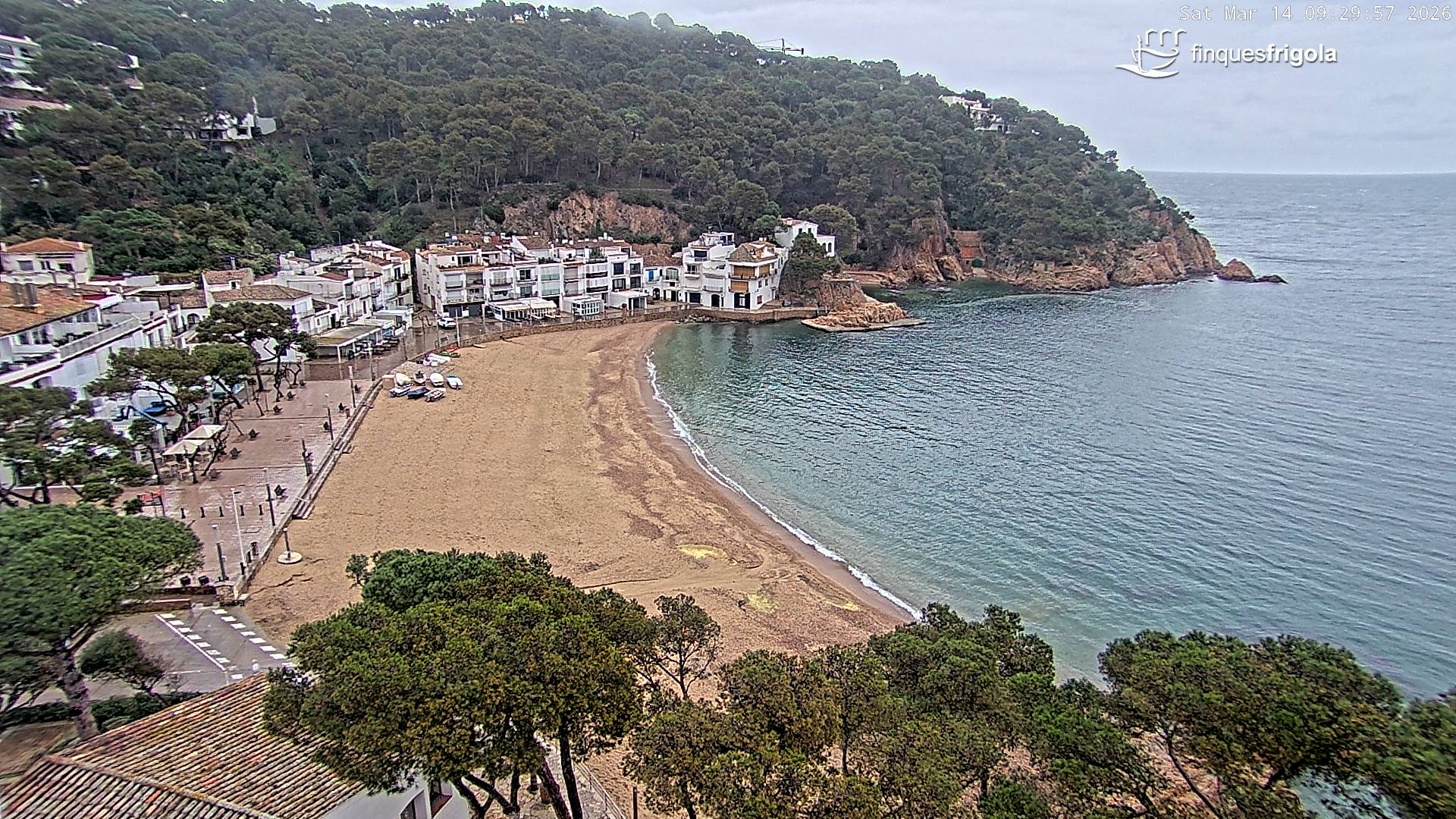 Webcam de Tamariu playa