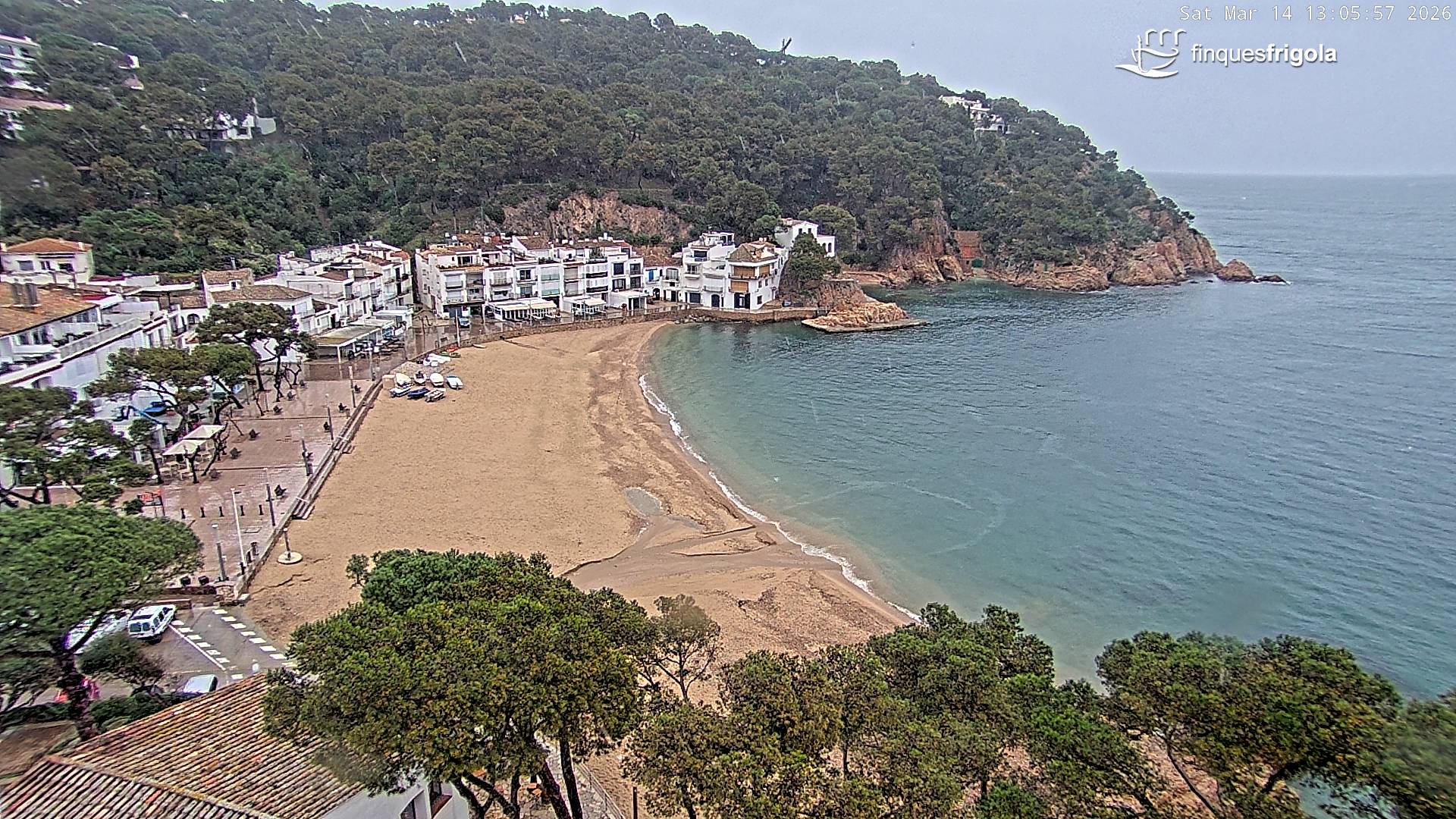 Webcam de Tamariu playa