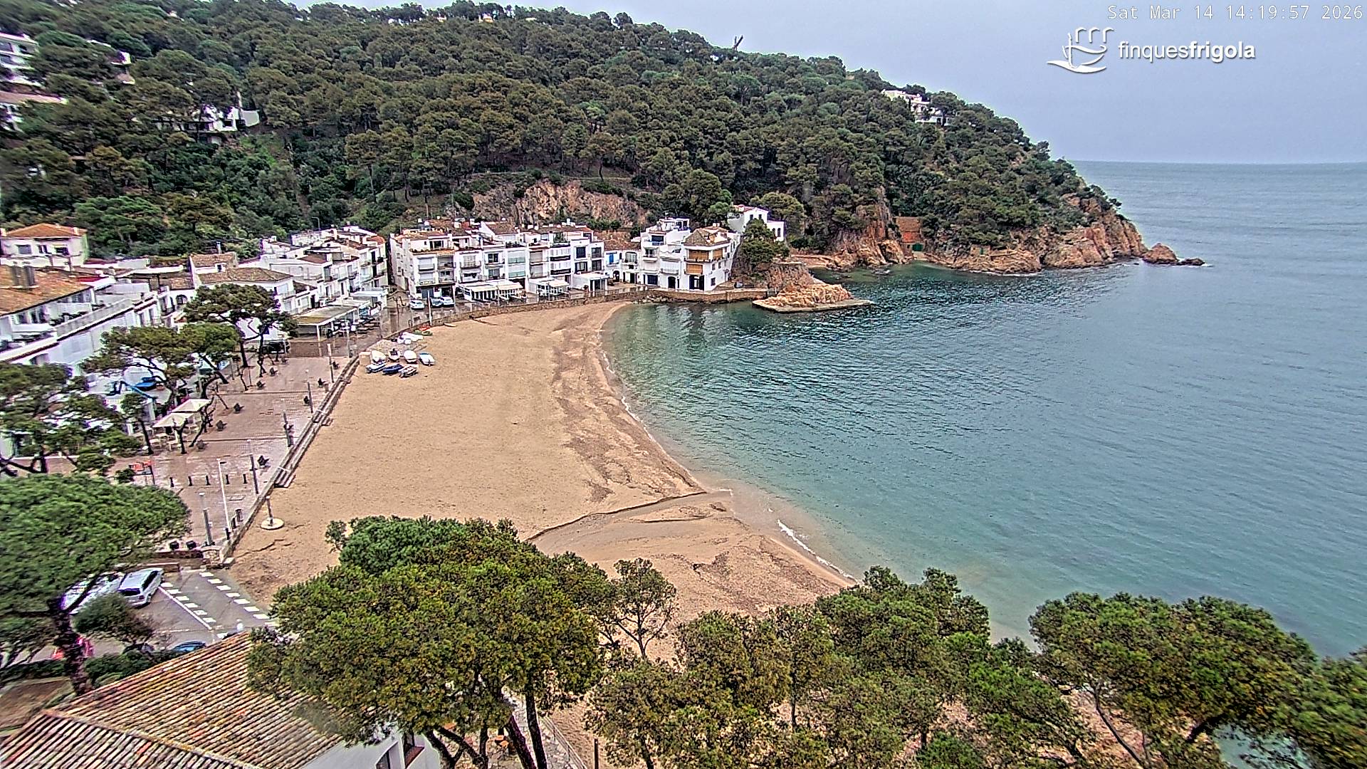 Webcam de Tamariu playa