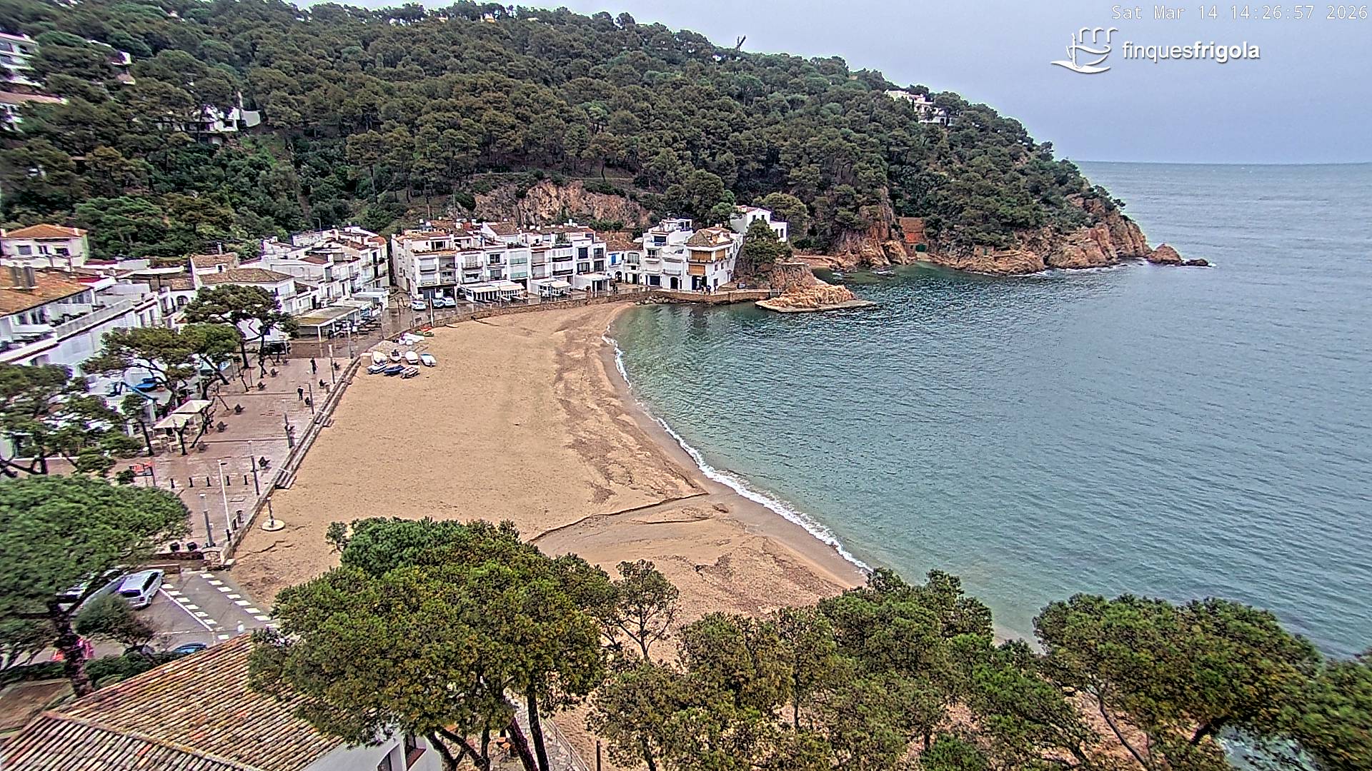 Webcam de Tamariu playa