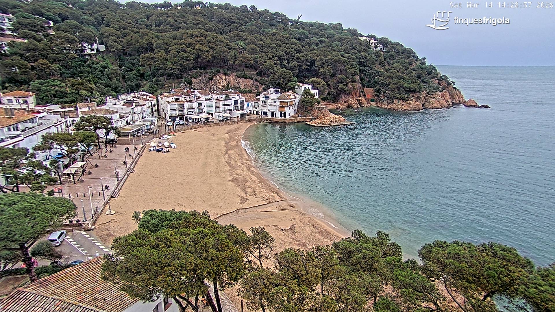 Webcam de Tamariu playa