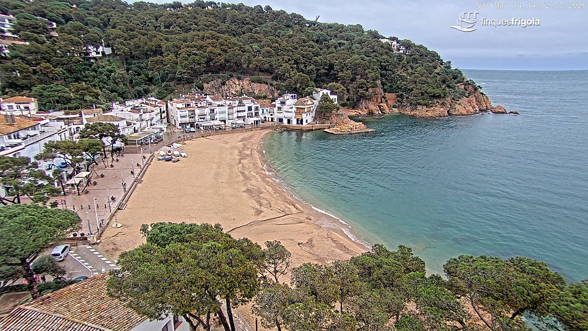 Webcam de Tamariu playa