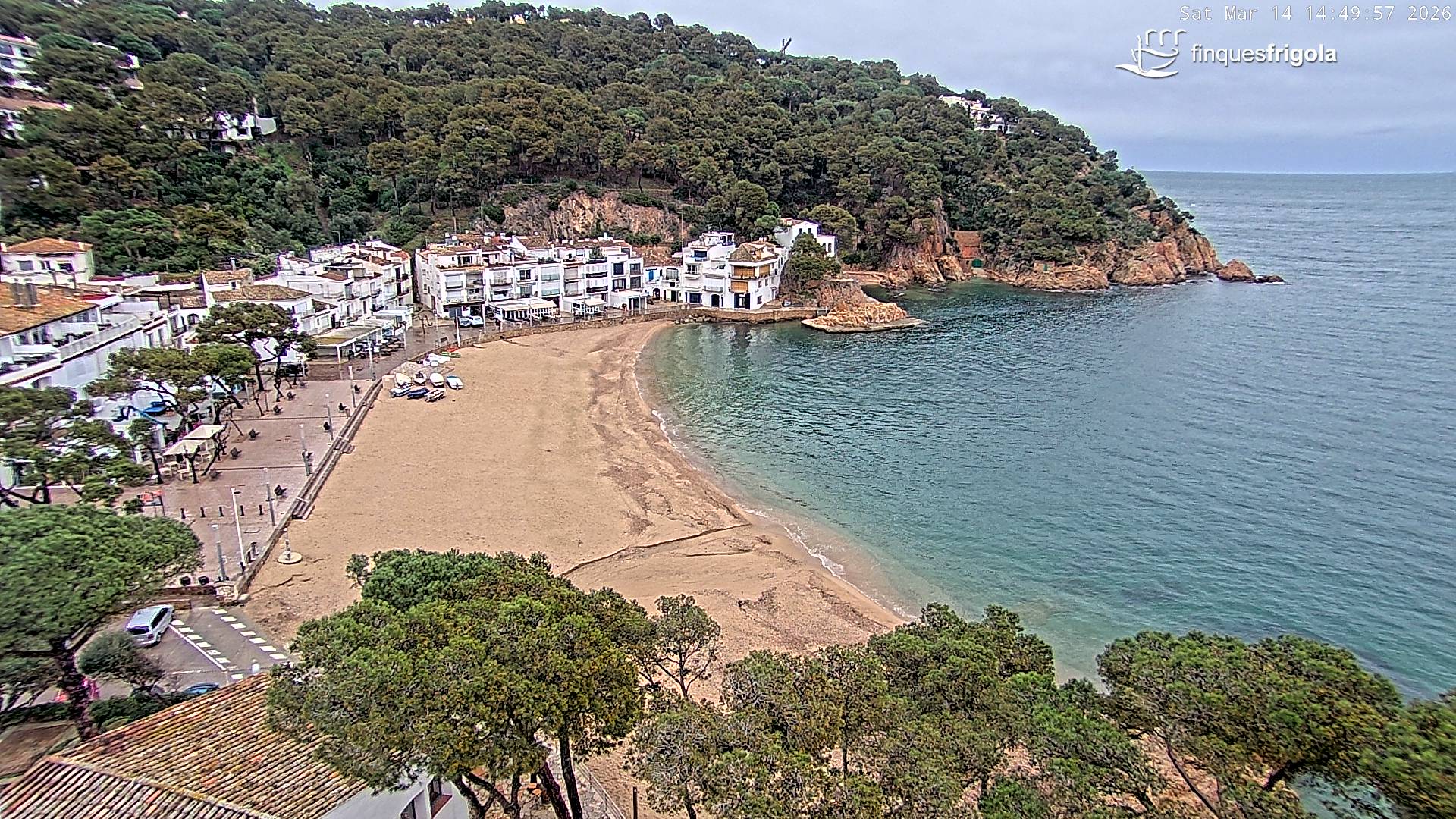 Webcam de Tamariu playa