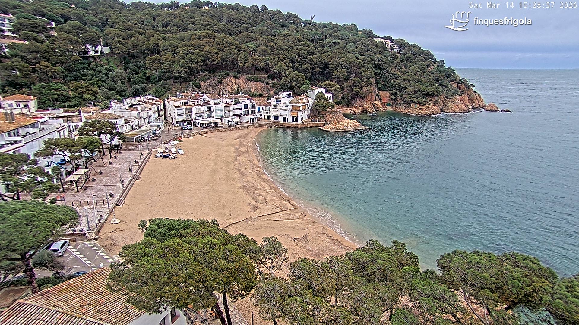 Webcam de Tamariu playa