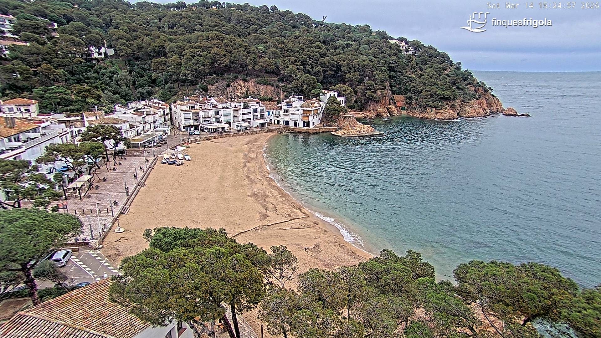 Webcam de Tamariu playa