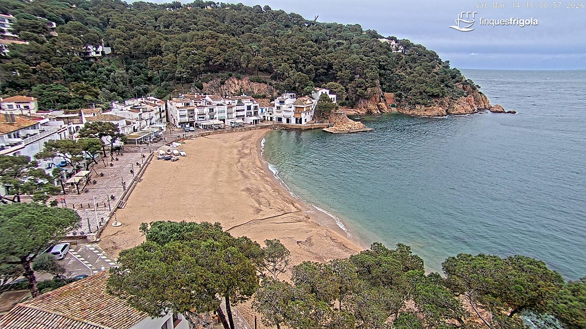 Webcam de Tamariu playa