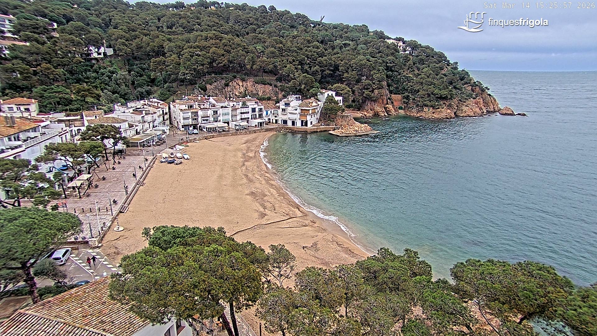 Webcam de Tamariu playa