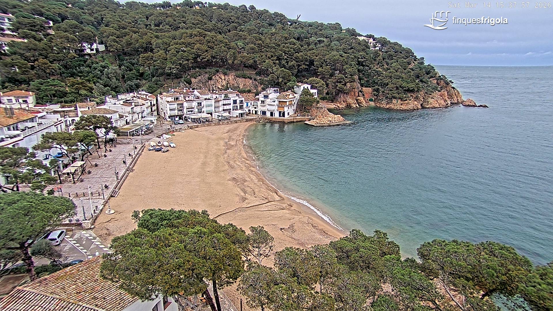 Webcam de Tamariu playa