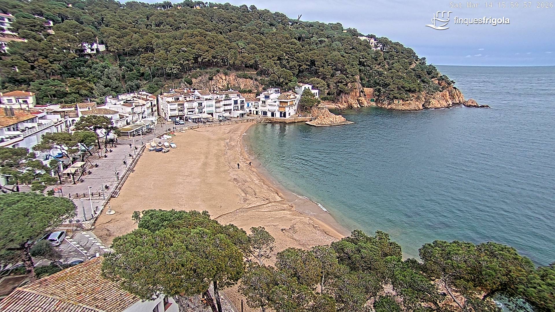 Webcam de Tamariu playa