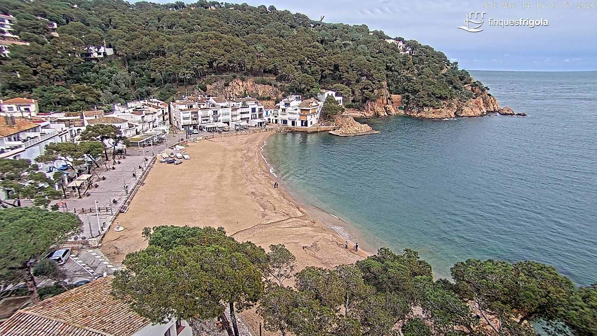 Webcam de Tamariu playa