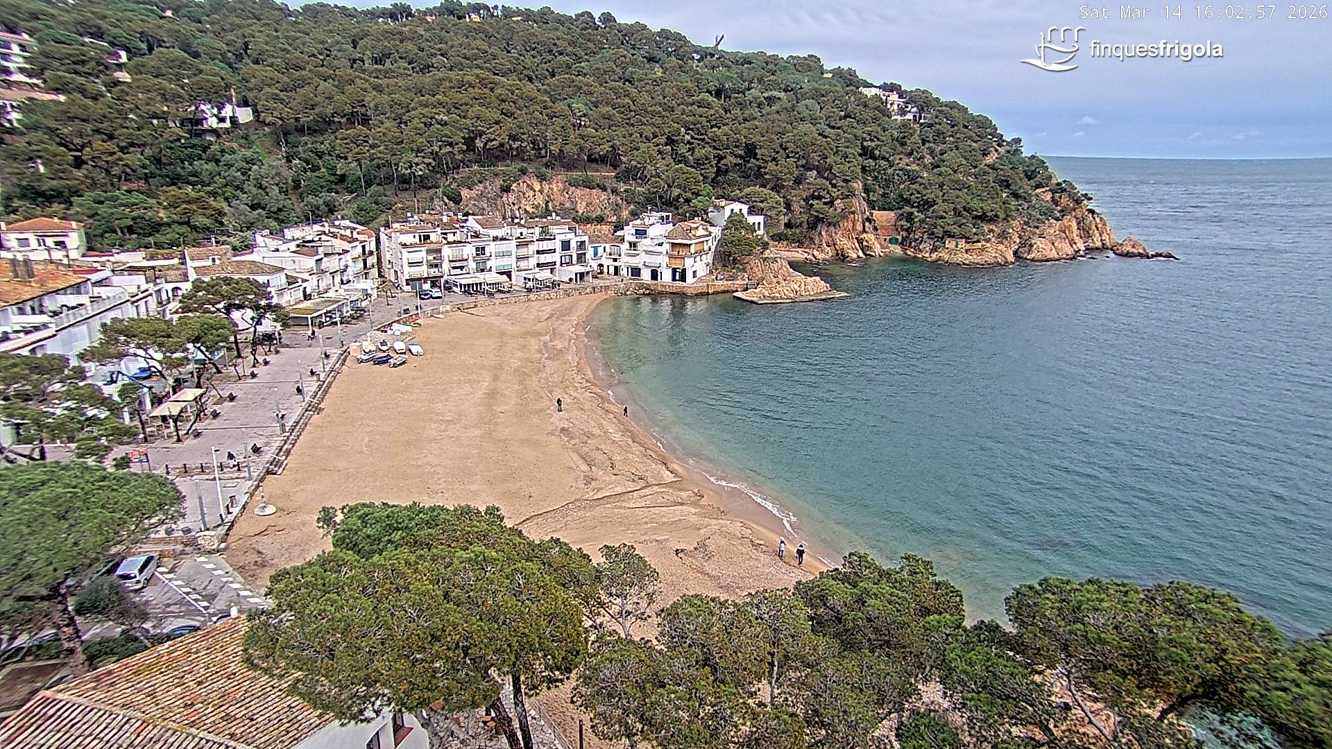 Webcam de Tamariu playa