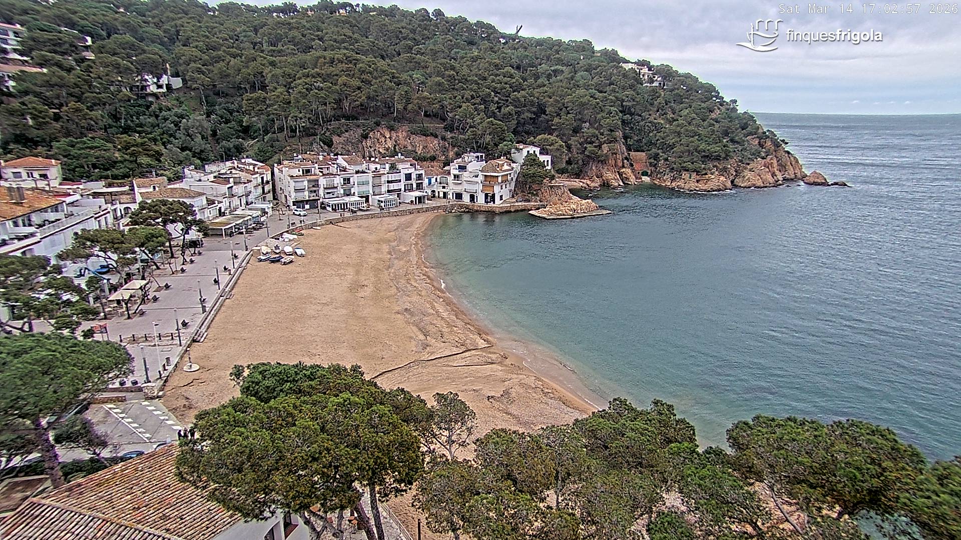 Webcam de Tamariu playa