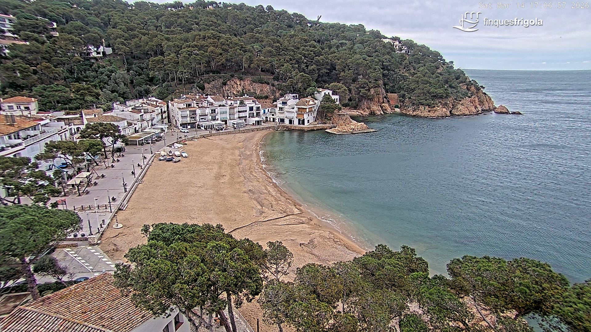 Webcam de Tamariu playa