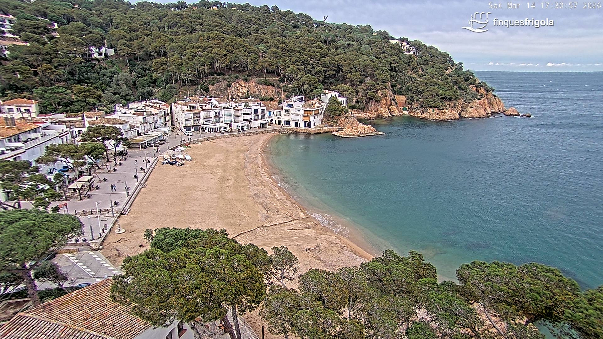 Webcam de Tamariu playa