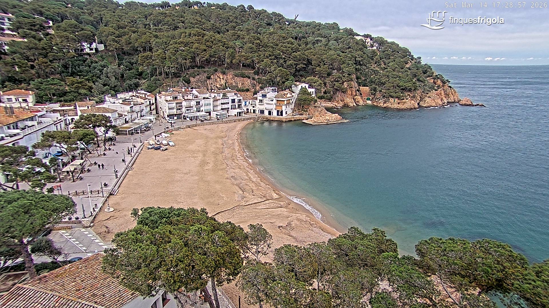 Webcam de Tamariu playa