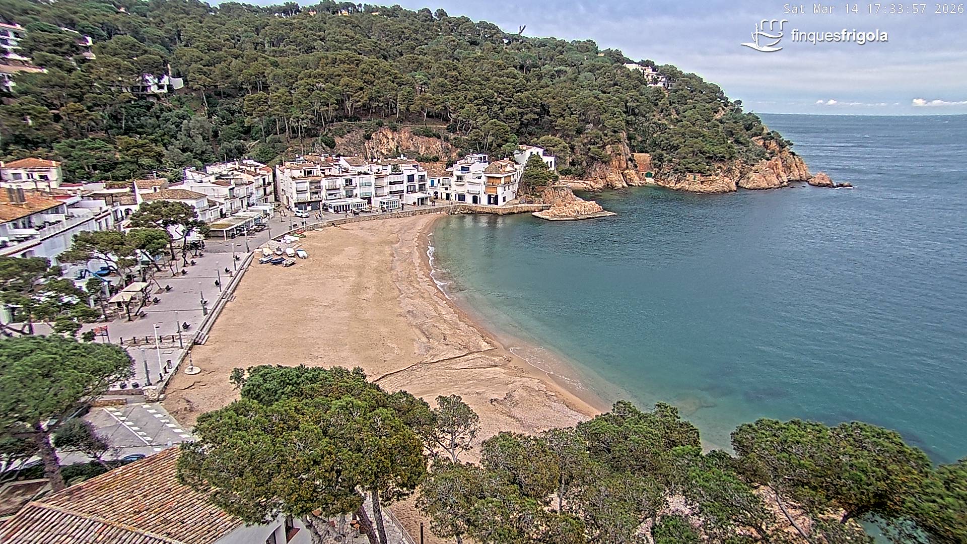 Webcam de Tamariu playa