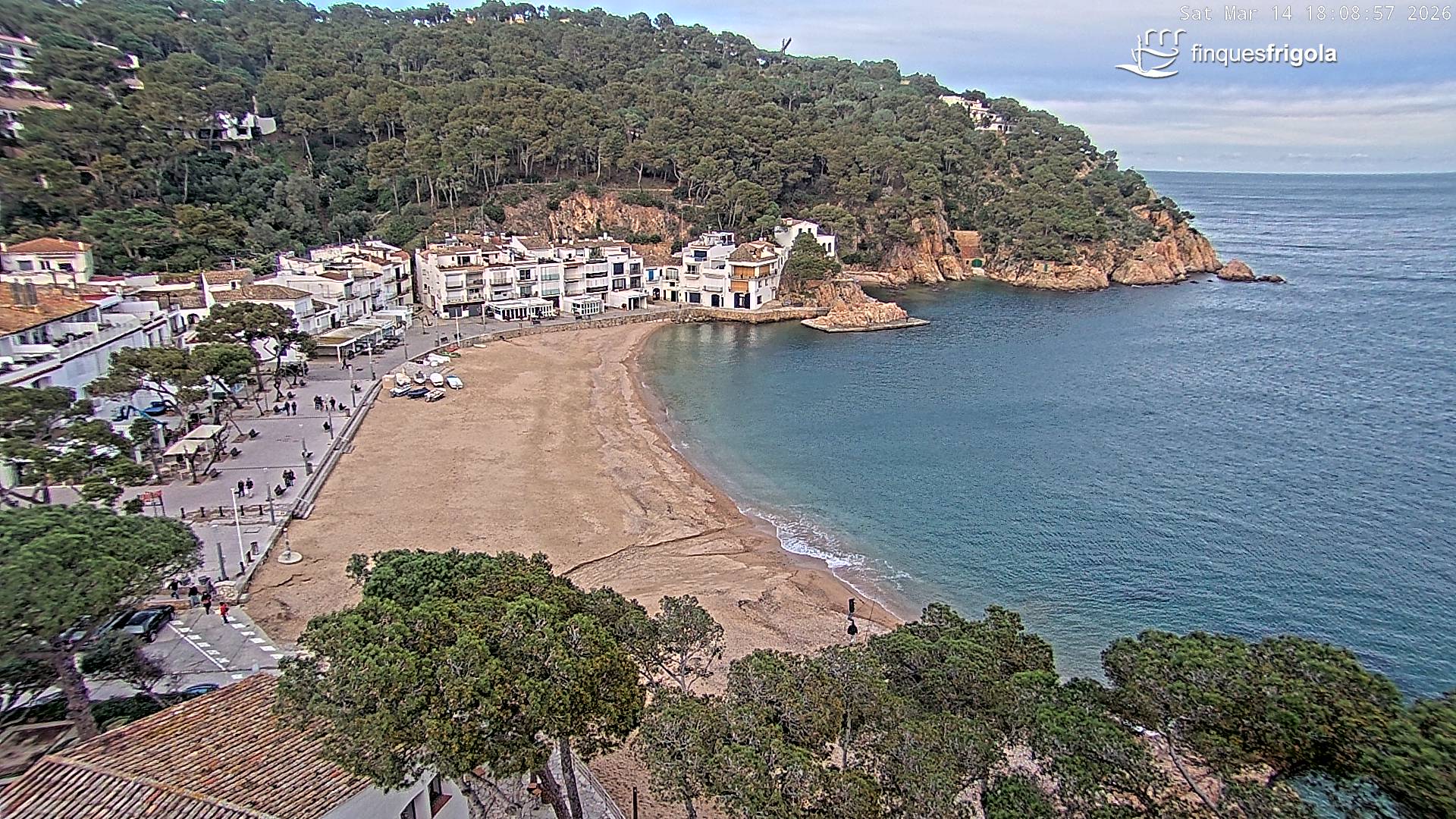 Webcam de Tamariu playa
