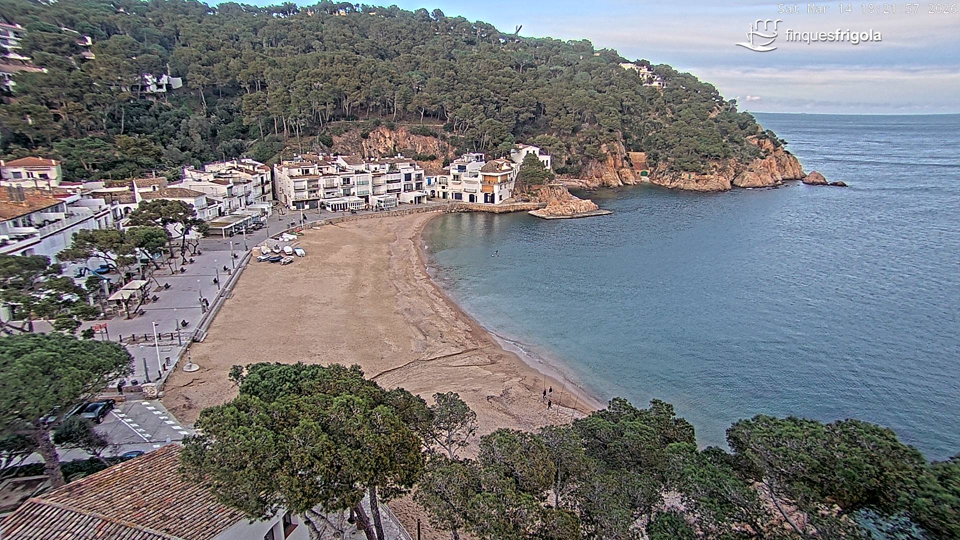 Webcam de Tamariu playa