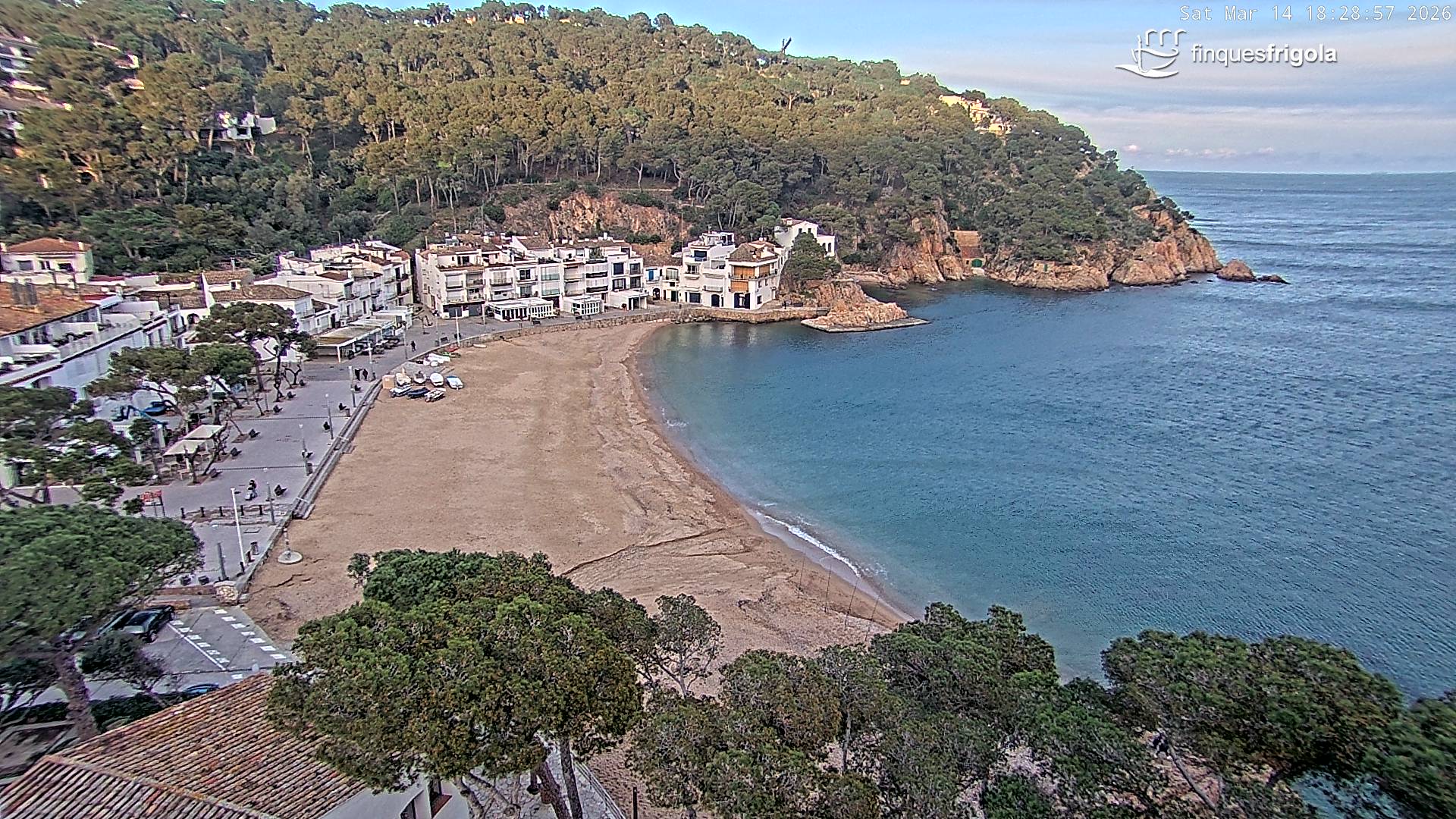 Webcam de Tamariu playa