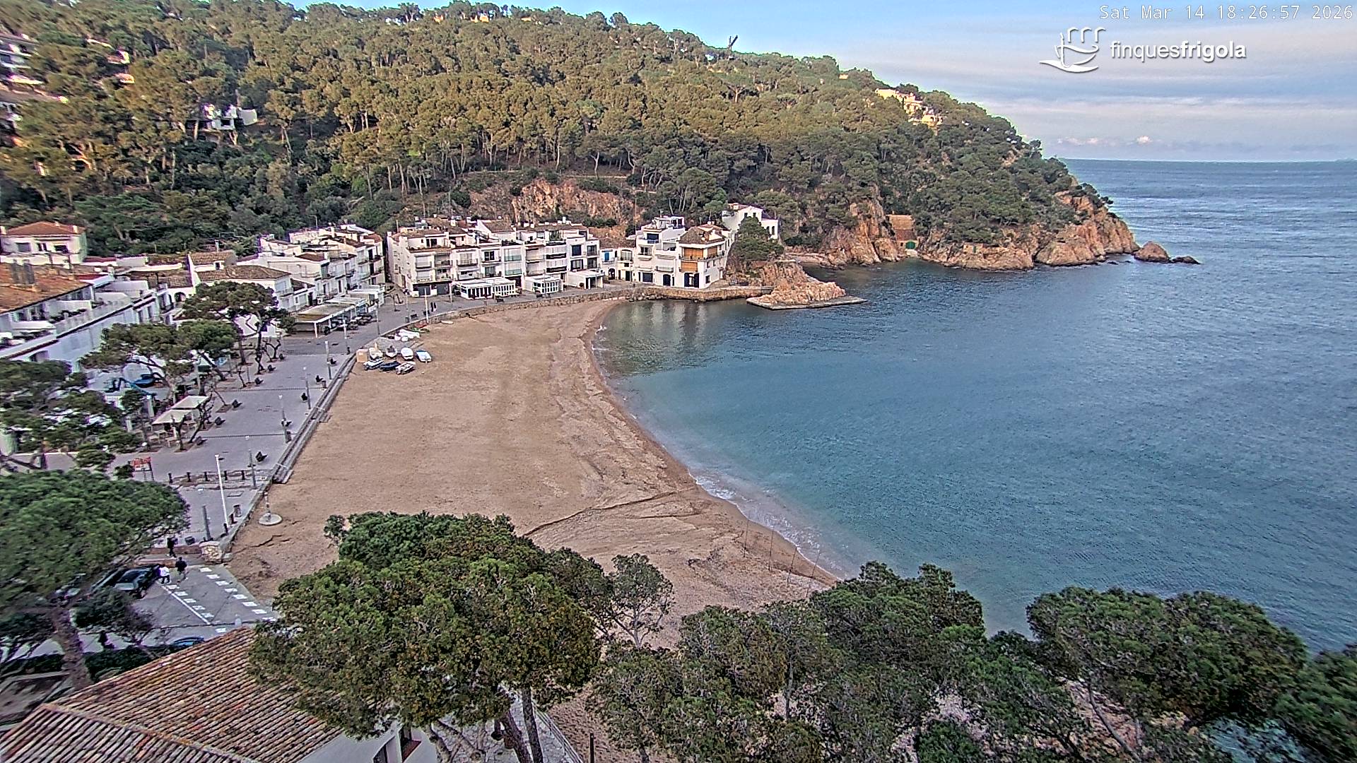 Webcam de Tamariu playa