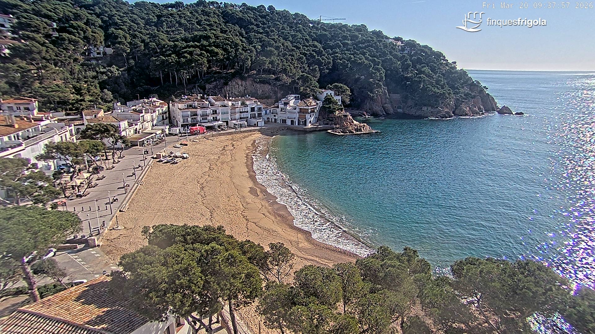 Webcam de Tamariu playa