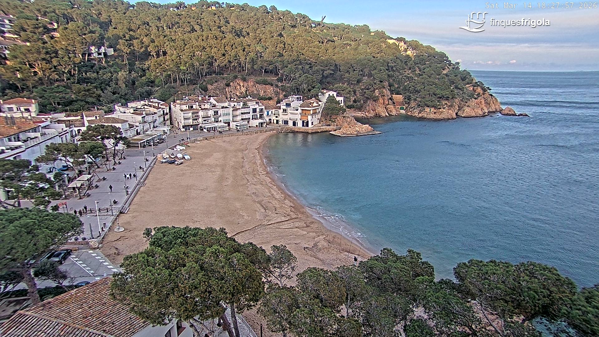 Webcam de Tamariu playa