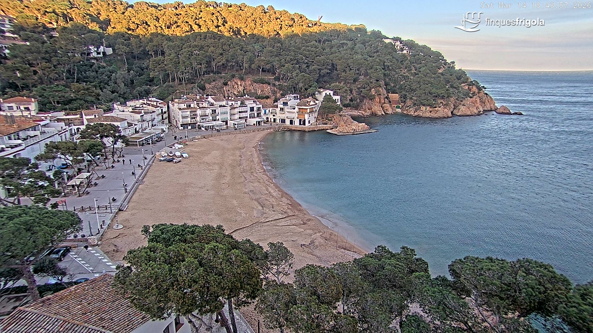 Webcam de Tamariu playa