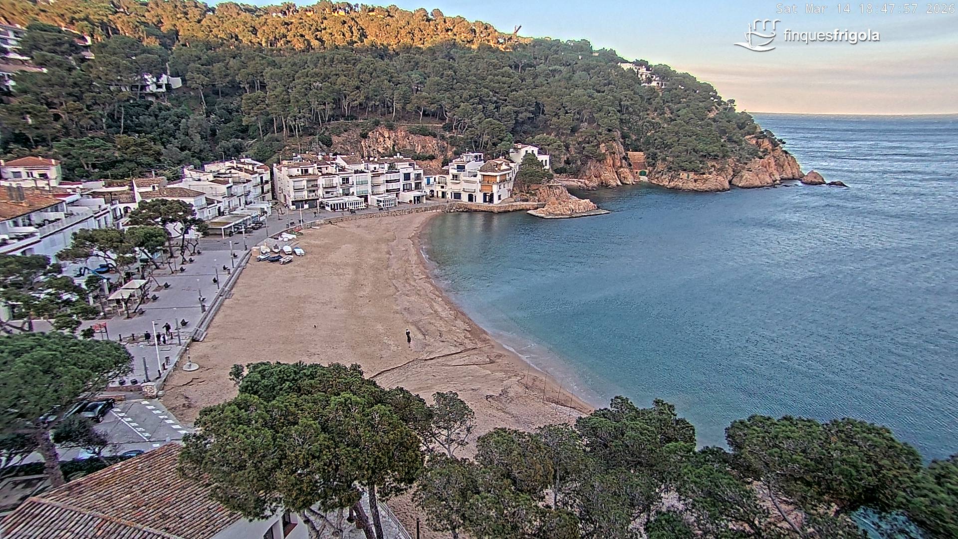 Webcam de Tamariu playa