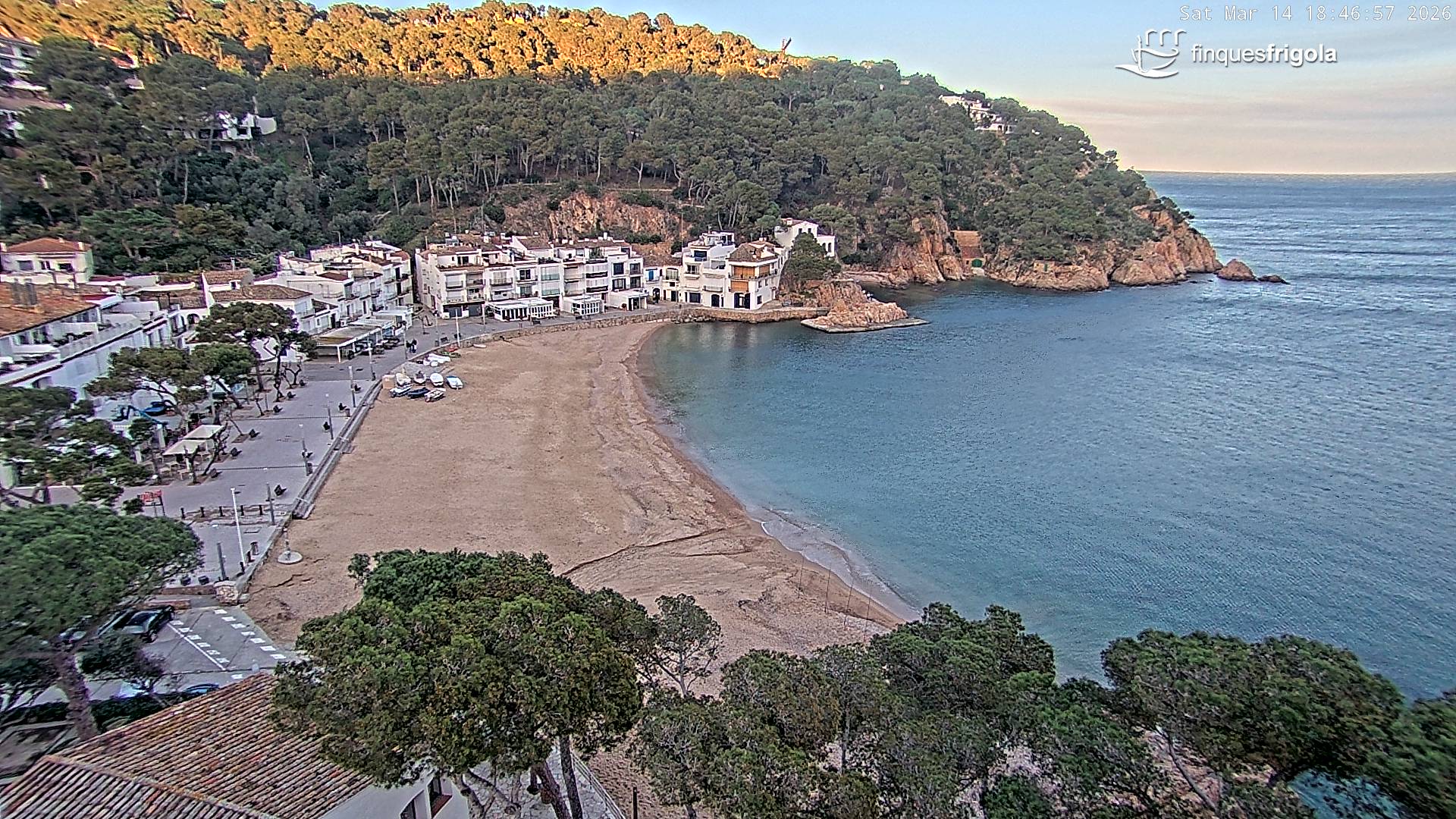 Webcam de Tamariu playa