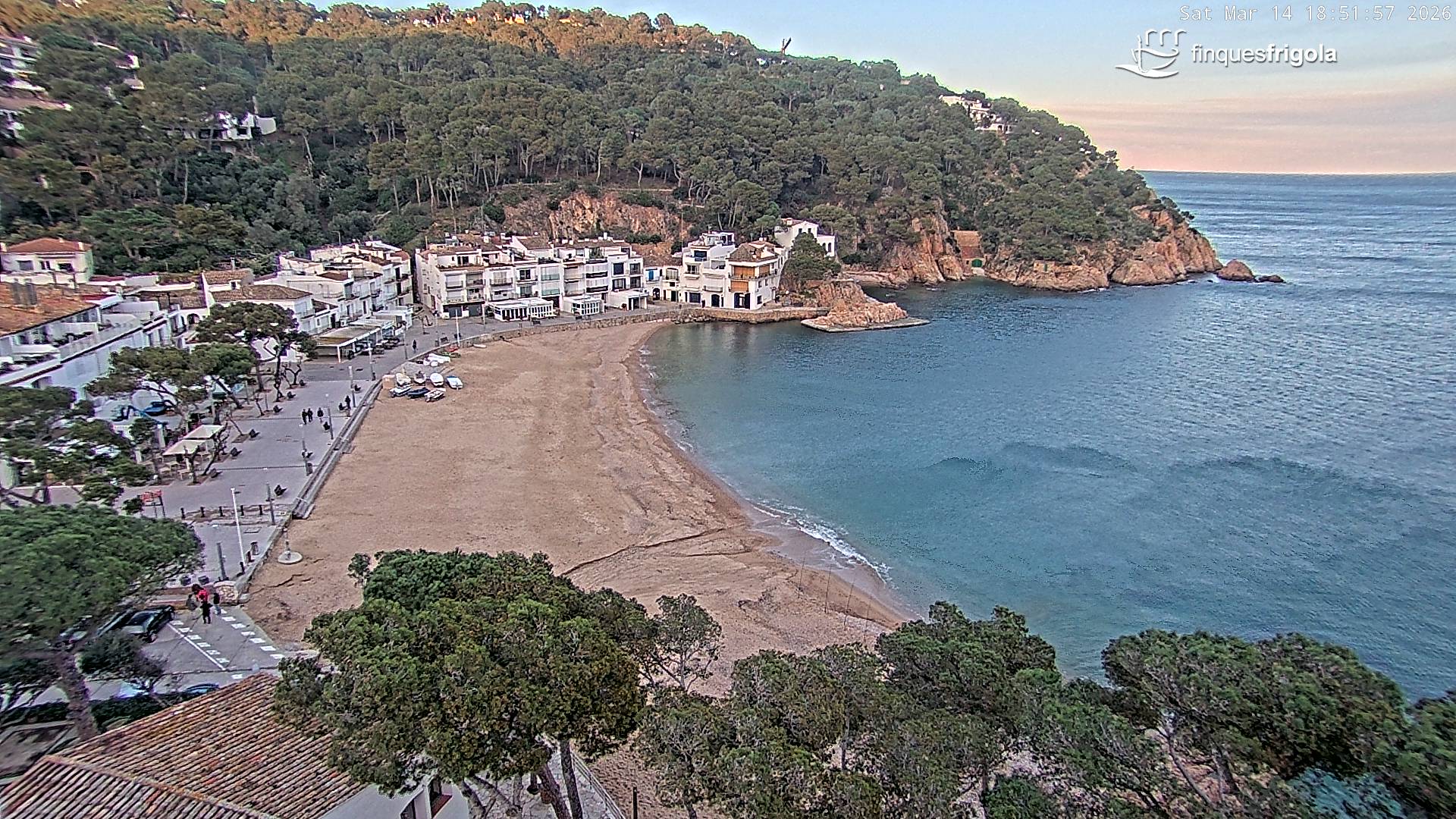 Webcam de Tamariu playa