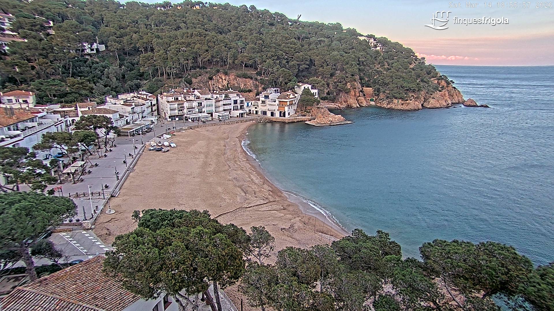 Webcam de Tamariu playa