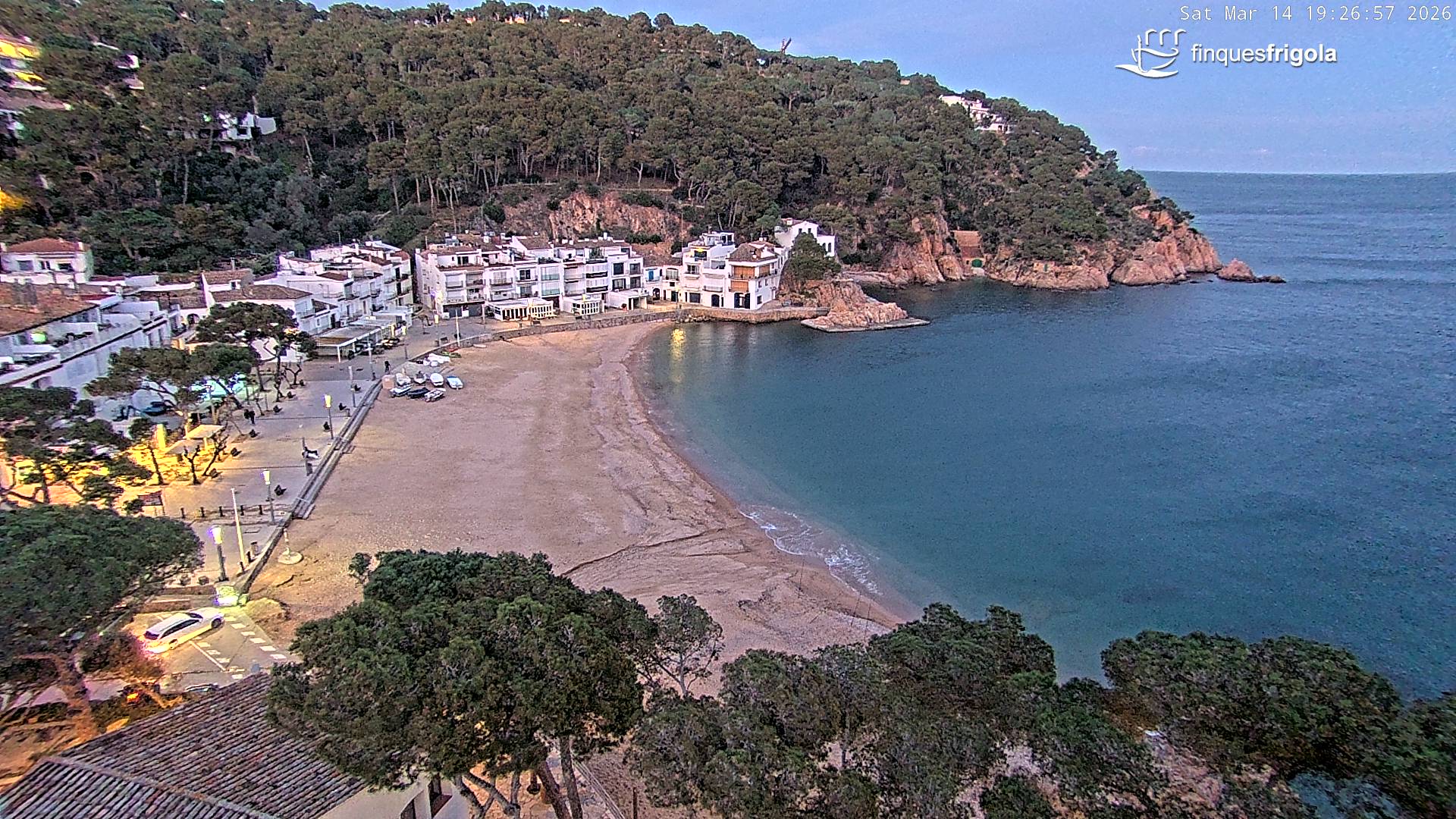 Webcam de Tamariu playa