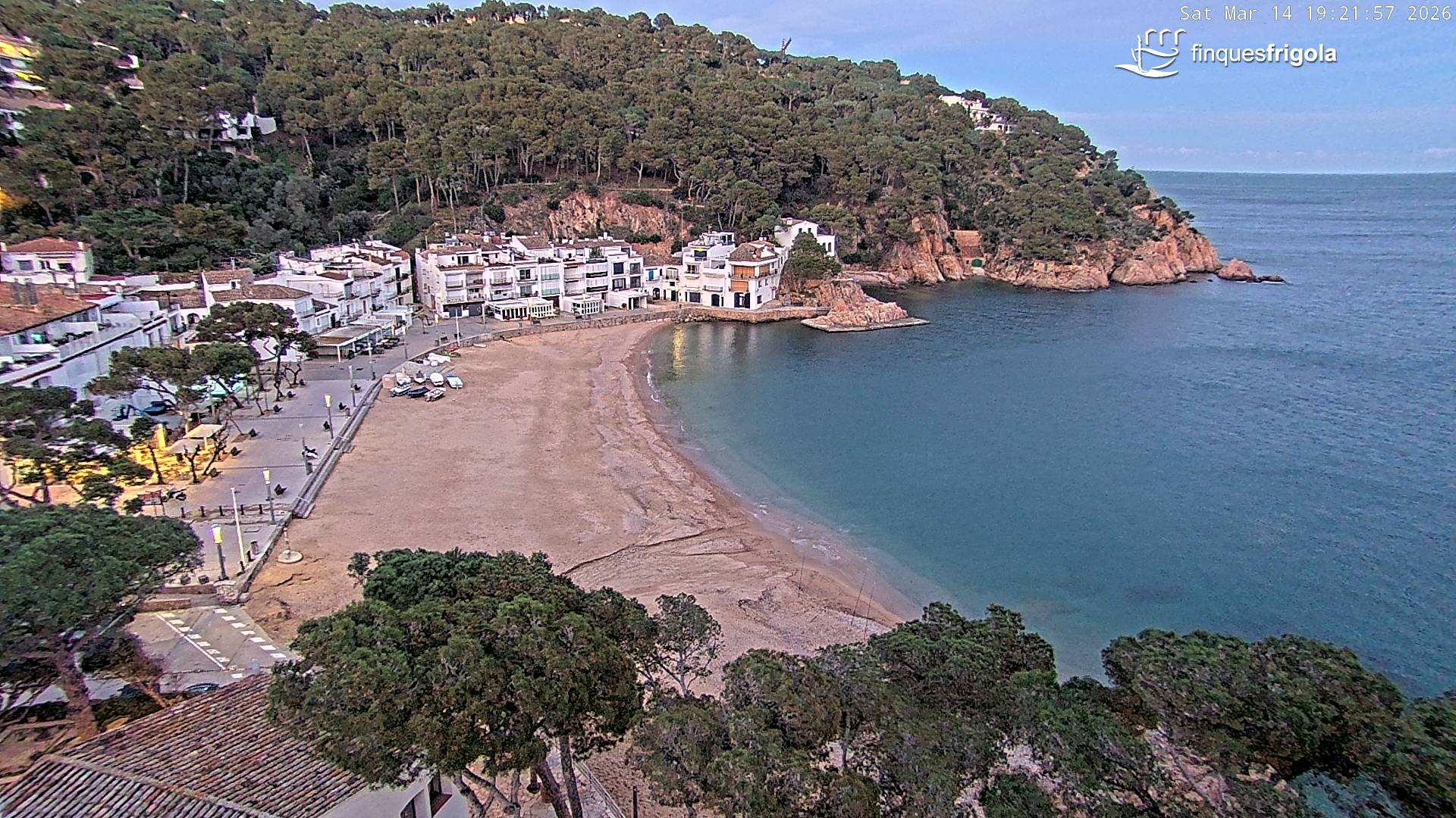 Webcam de Tamariu playa