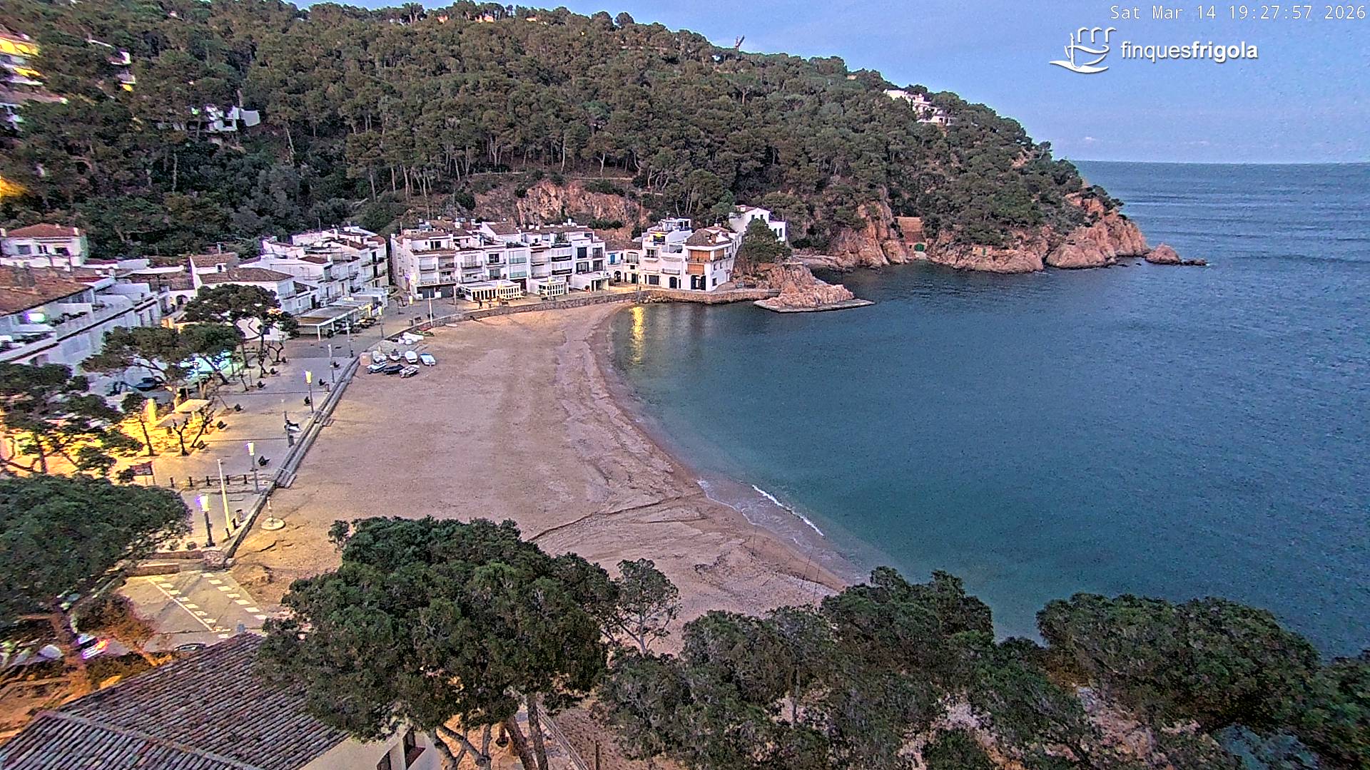 Webcam de Tamariu playa