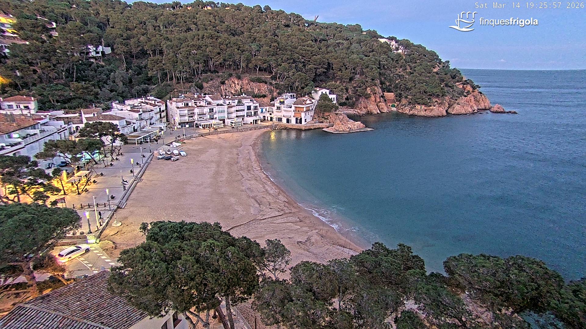 Webcam de Tamariu playa