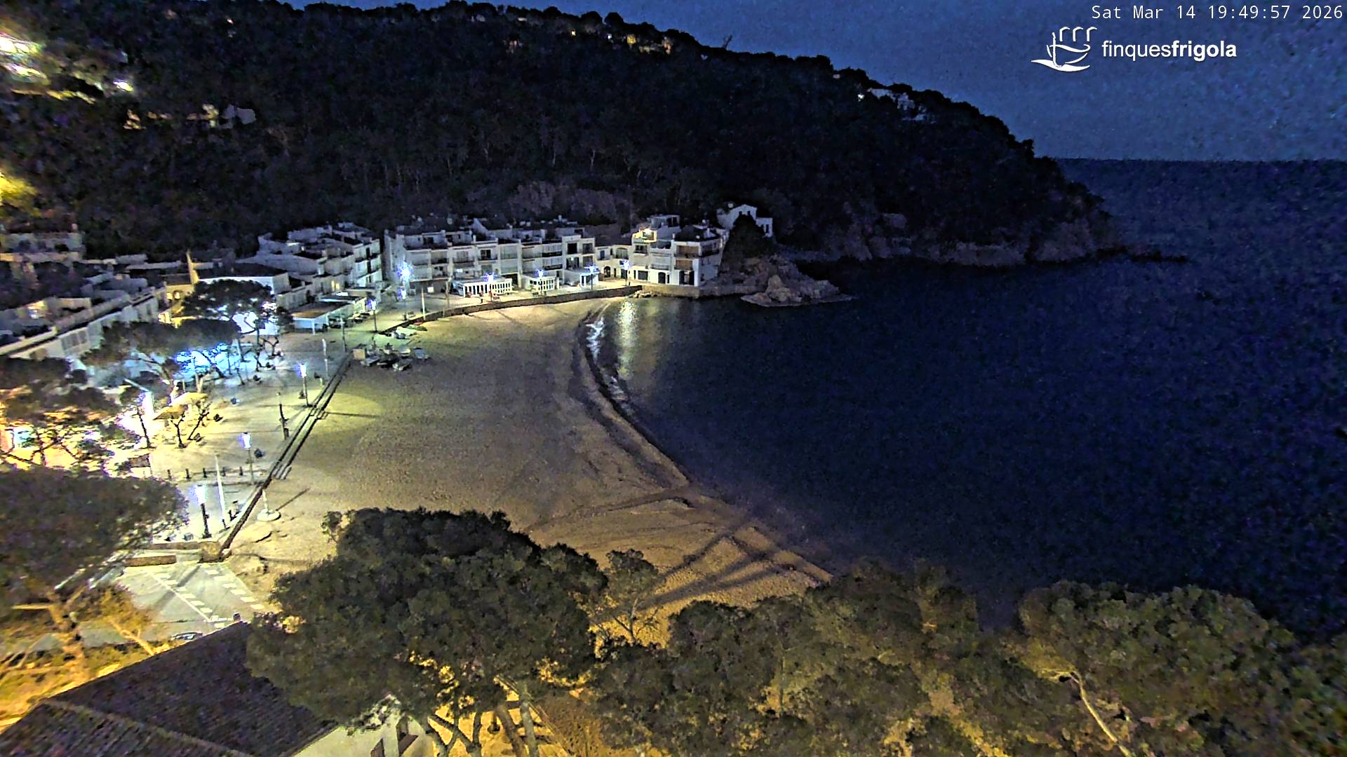 Webcam de Tamariu playa