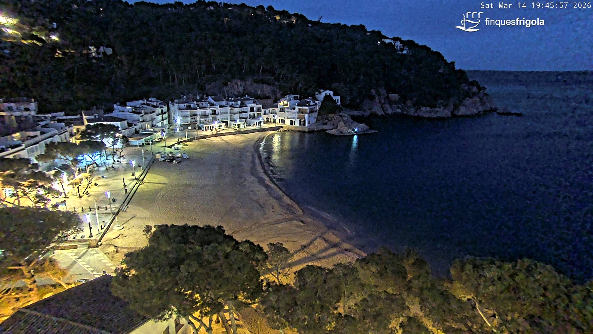 Webcam de Tamariu playa