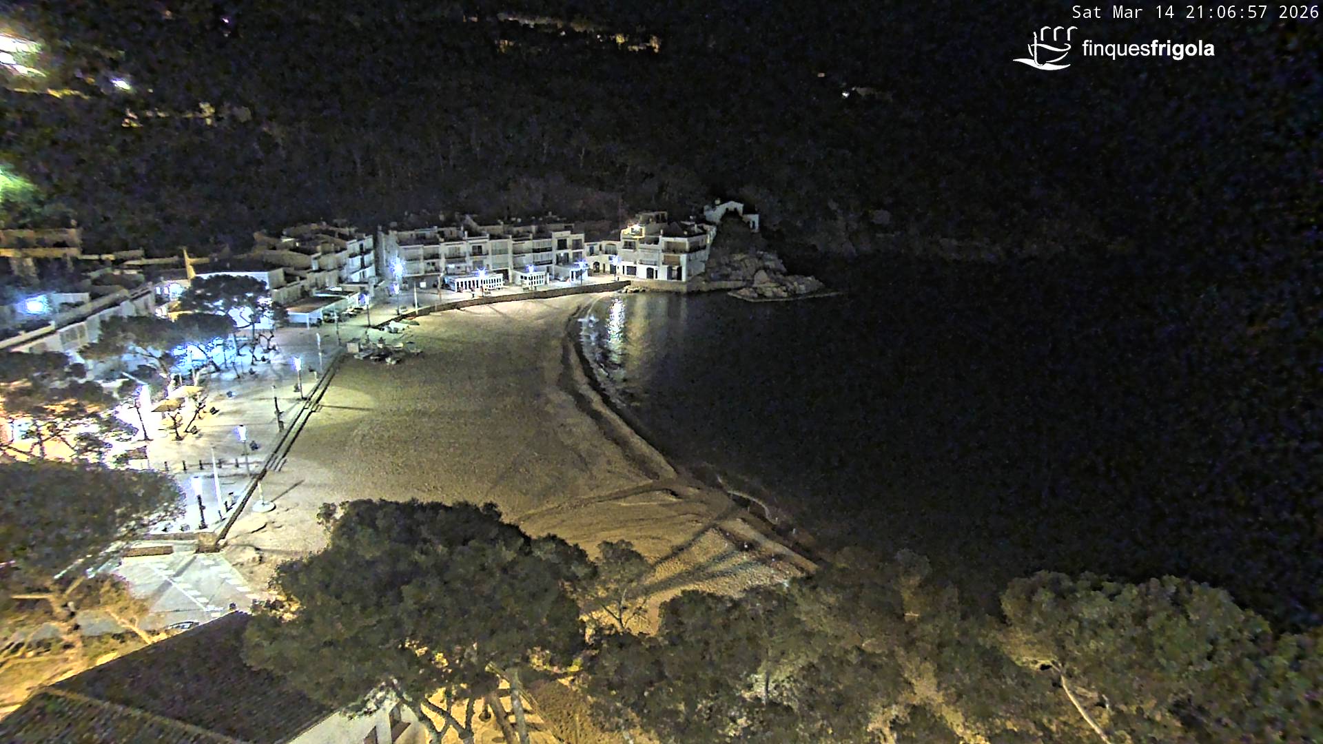 Webcam de Tamariu playa