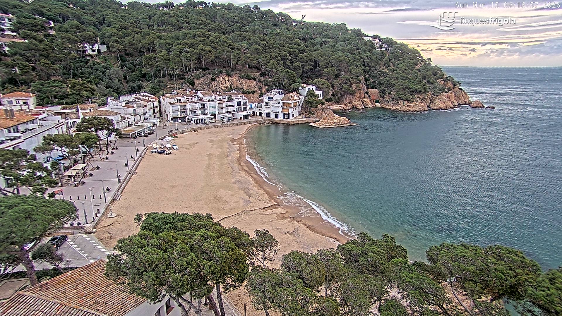 Webcam de Tamariu playa