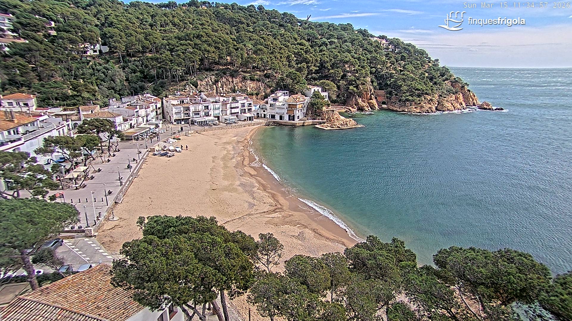 Webcam de Tamariu playa