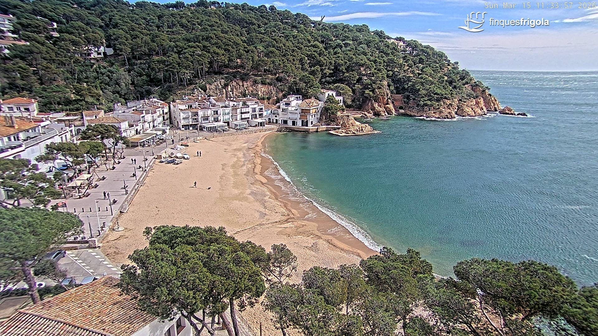 Webcam de Tamariu playa