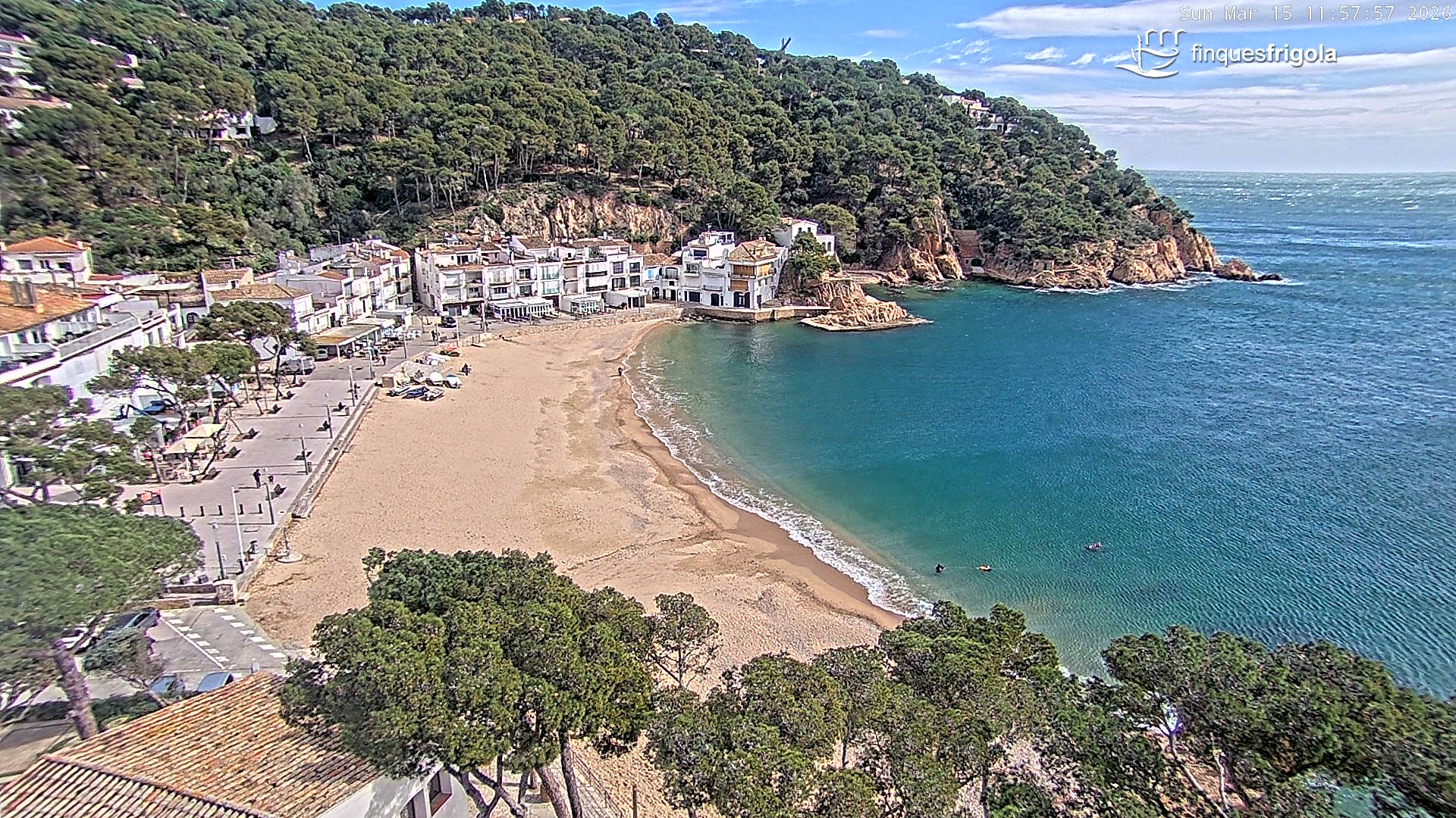 Webcam de Tamariu playa