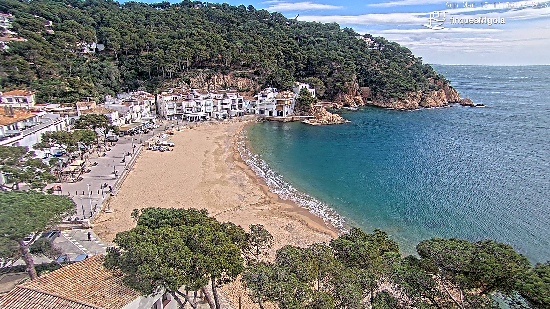 Webcam de Tamariu playa