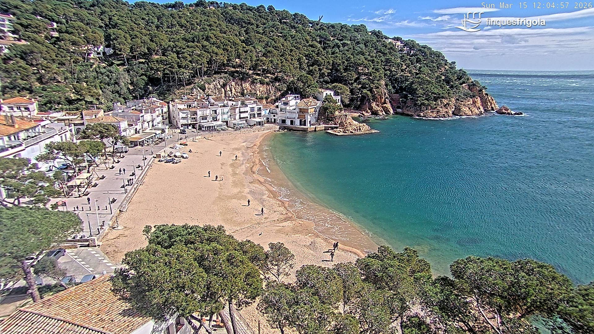 Webcam de Tamariu playa